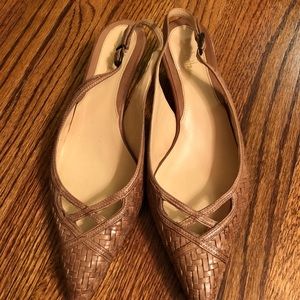 Tan Cole Haan Kitten Heels. Size 6.5
